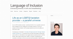 Desktop Screenshot of languageofinclusion.com