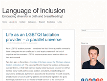 Tablet Screenshot of languageofinclusion.com